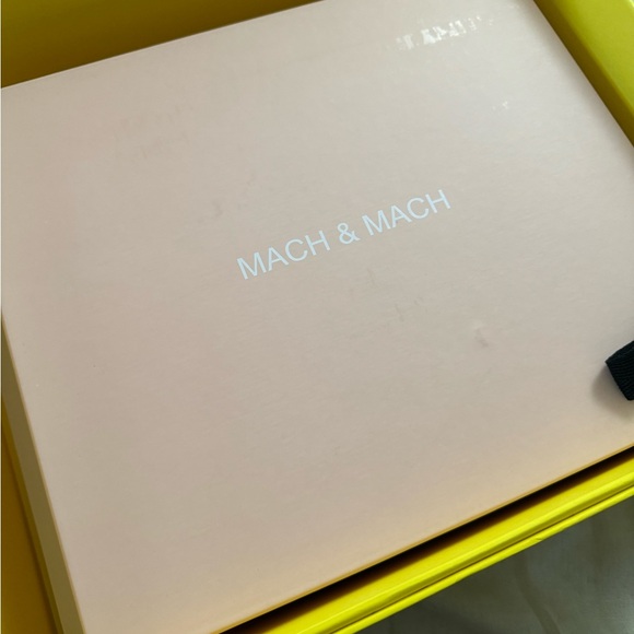 New Mach & Mach double bow platform pumps clear size 40.5 - Picture 5 of 11